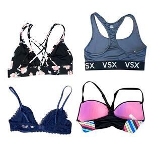 PINK VSX Sport Victoria's Secret Bra Bundle 4 Sz S